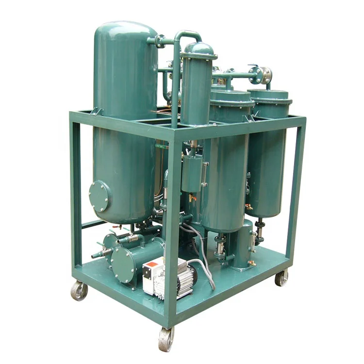 Turbine oil recycling machine for turbine maintenance
