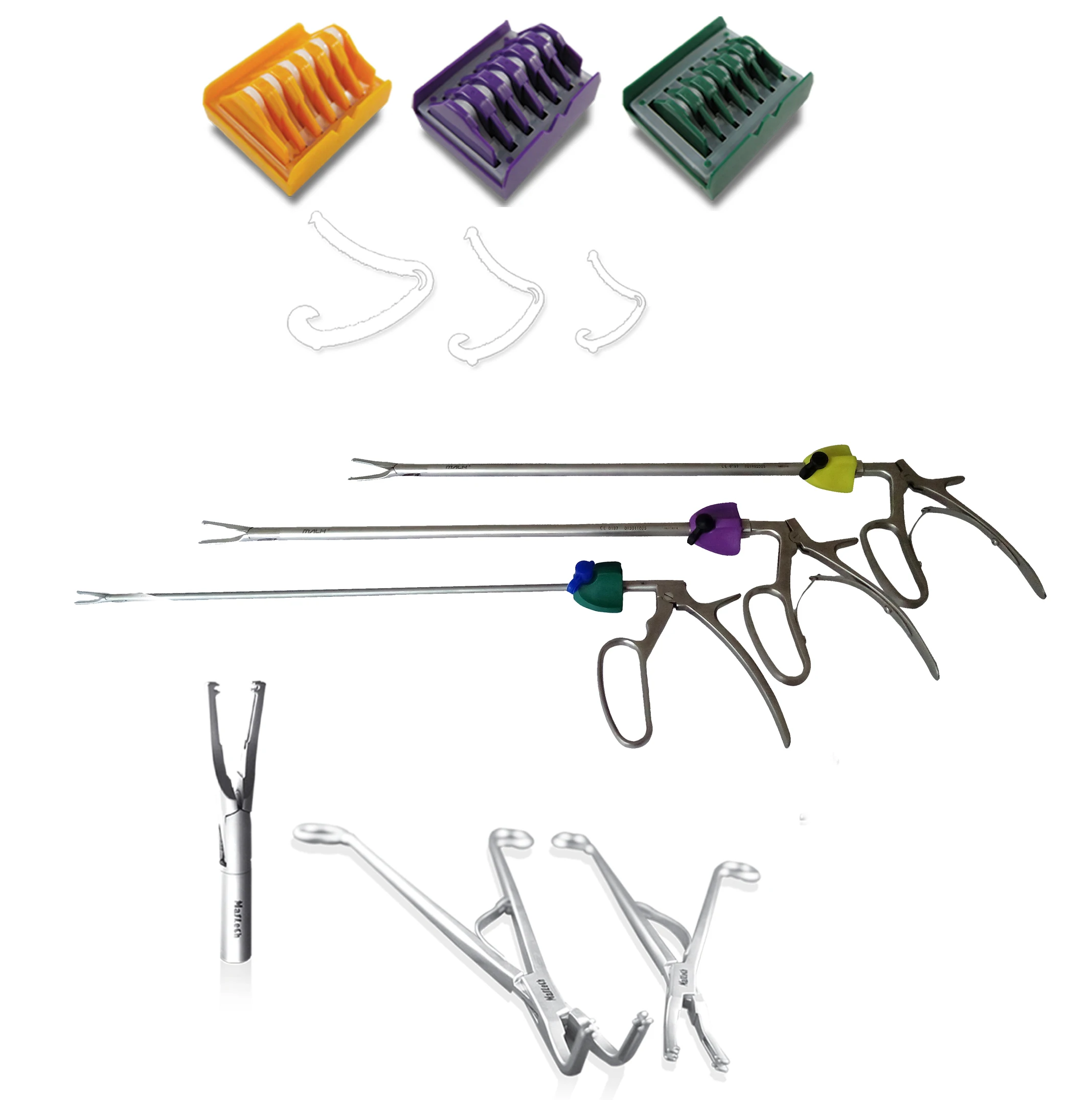 Good quality surgical hemolock clips polymer ligating hemolok clips for laparoscopy