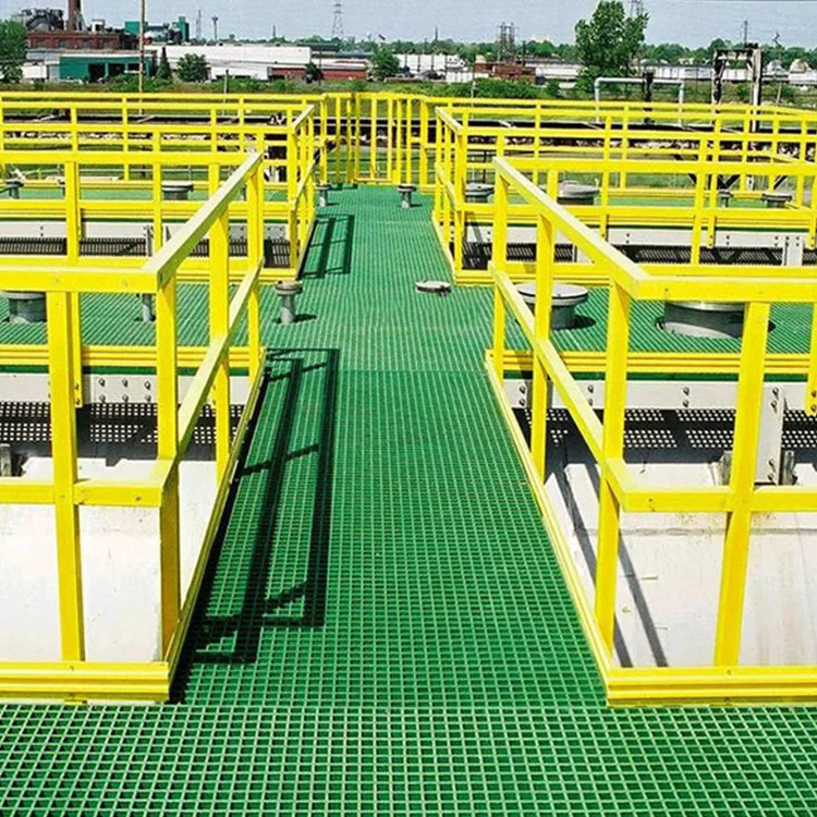 High Strength Durable Molded FRP Mesh Walkway Fiberglass Anti-slip Grate