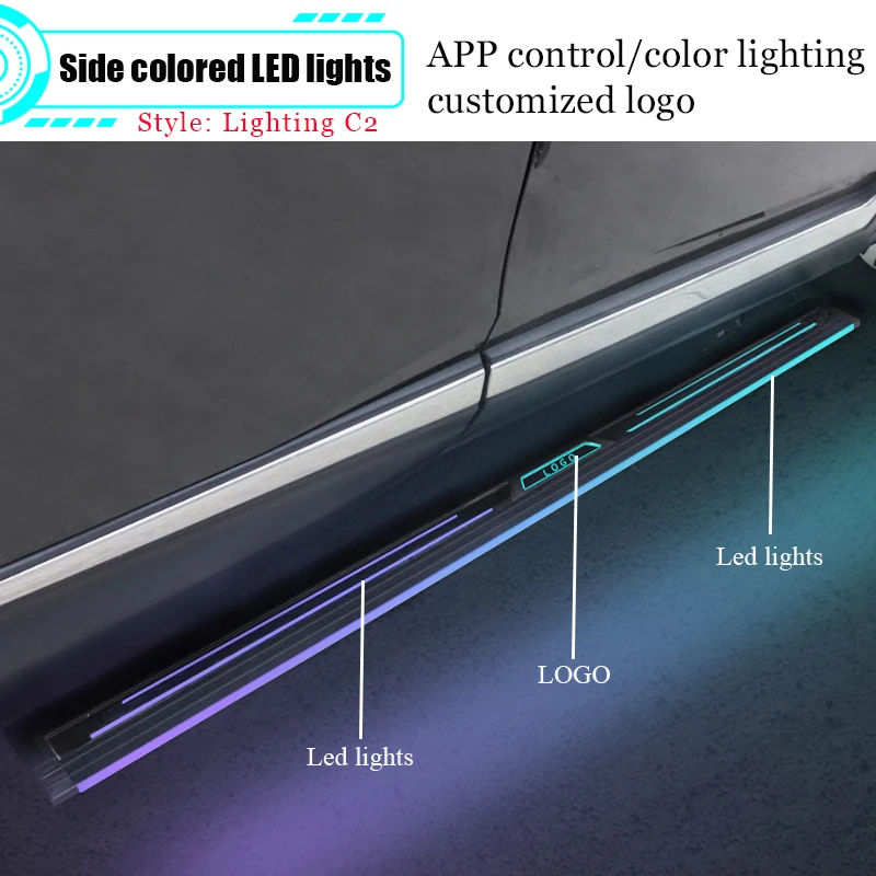 Electric Side Step For Mercedes-Benz G With Rear Pipe Power Running Boards Fit 350 450 GLS GLK Car Auto Pedal  Factory Low Price