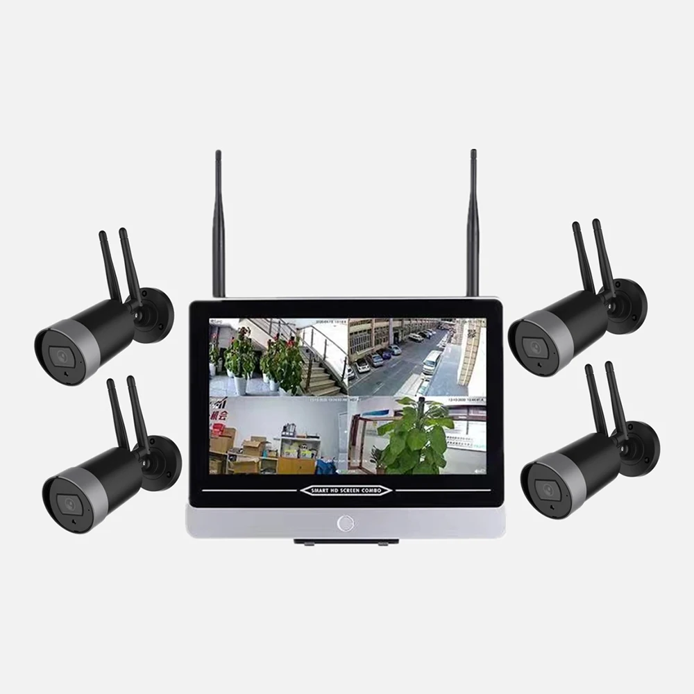  Горячая Распродажа 5MP Водонепроницаемая камера ночного видения Wifi Smart security kit система 4ch wifi nvr CCTV