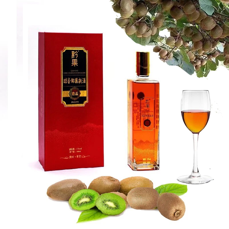 Kiwi fruit wine 13 degree distillation filtration juice concentrate fruit wine mostly lime juice vitamin C juice bar