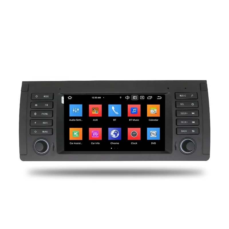2din Android car radio  for BMW E39  7inch IPS Car GPS  support wifi AHD rear view camera built-in carplay module