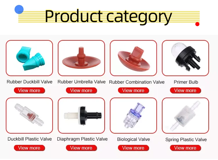 Fluorosilicone Mini Bi-Directional Valve