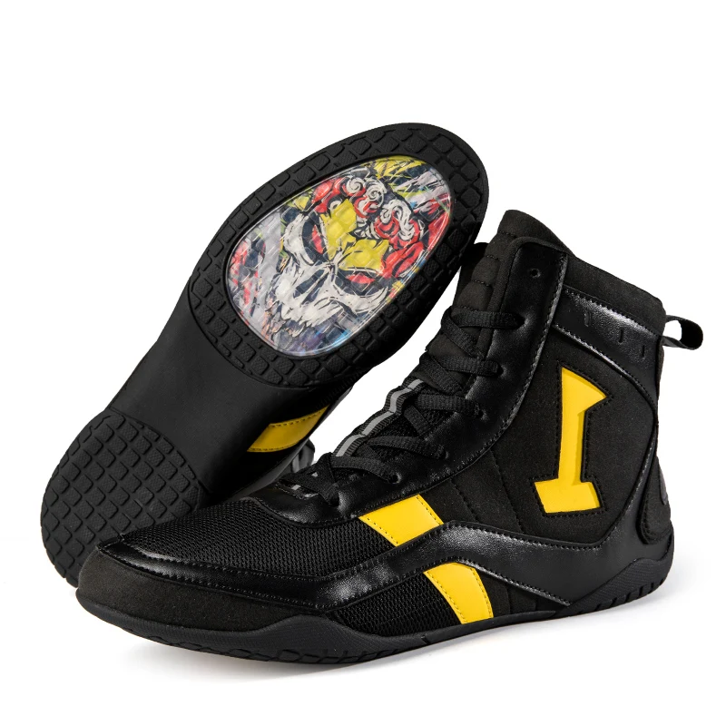 Innovative design wholesale Breathable Boxing shoes Training Boxing Sneakers Wear Resistant Boxing shoes