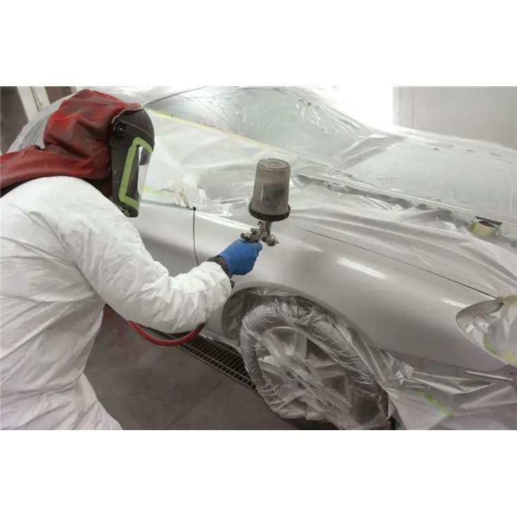 5m*120m Automotive Paint Masking Hdpe Film / Car Cover