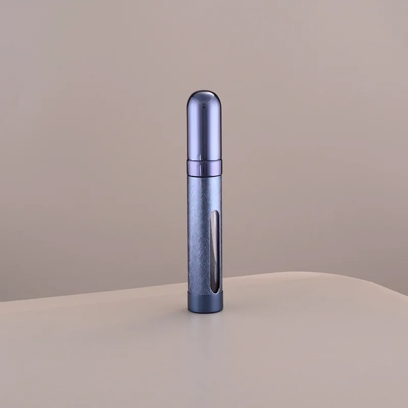 12ml aluminum atomizer round refillable pocket portable refillable perfume bottle mini aluminum perfume spray atomizer bottles
