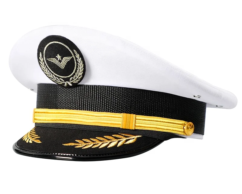 Изготовленный на заказ для вечеринок в стиле милитари капитан шляпы форма шапка пилота капитан шапки