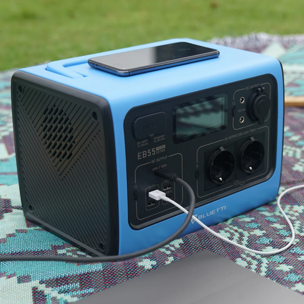 Bluetti Solar Fast Charge Outdoor Ac Dc 5v 12v 110v 220v Outlet 700w Portable Power Station