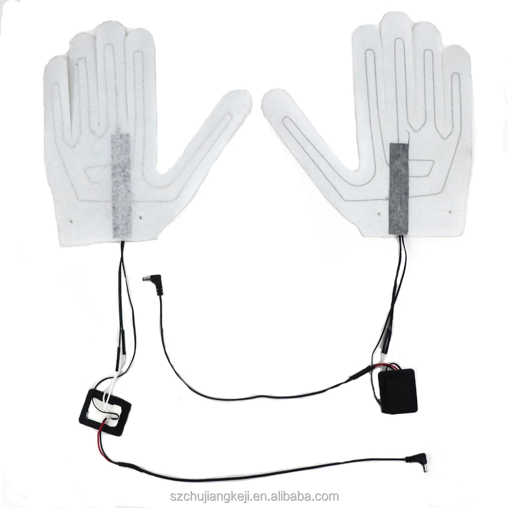 Composite heating wire 7.4 V electric heated gloves pad for heated gloves