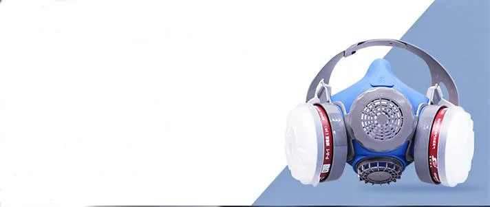 Spray painted gas mask rubber half mask respirator