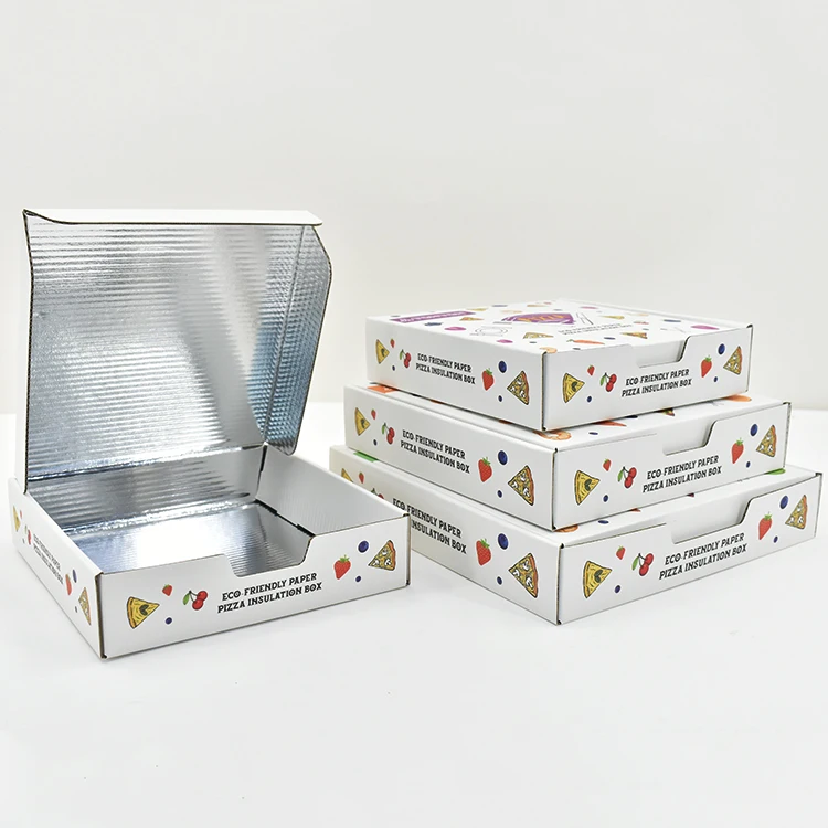 OEM Factory High Quality Thermally Insulated Packaging for Wine Express Foil Carton Frozen Box Kraft Paper Food Rigid Boxes