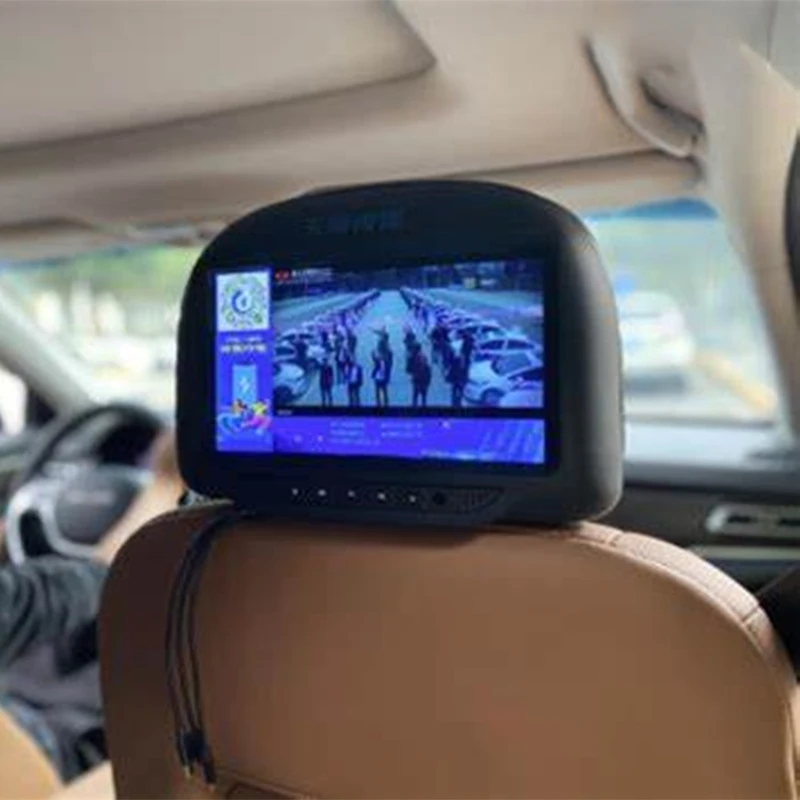 21.5inch advertising digital signage Wide Screen on-board car taxi monitor car load seat monitor taxi seat monitor seat screen