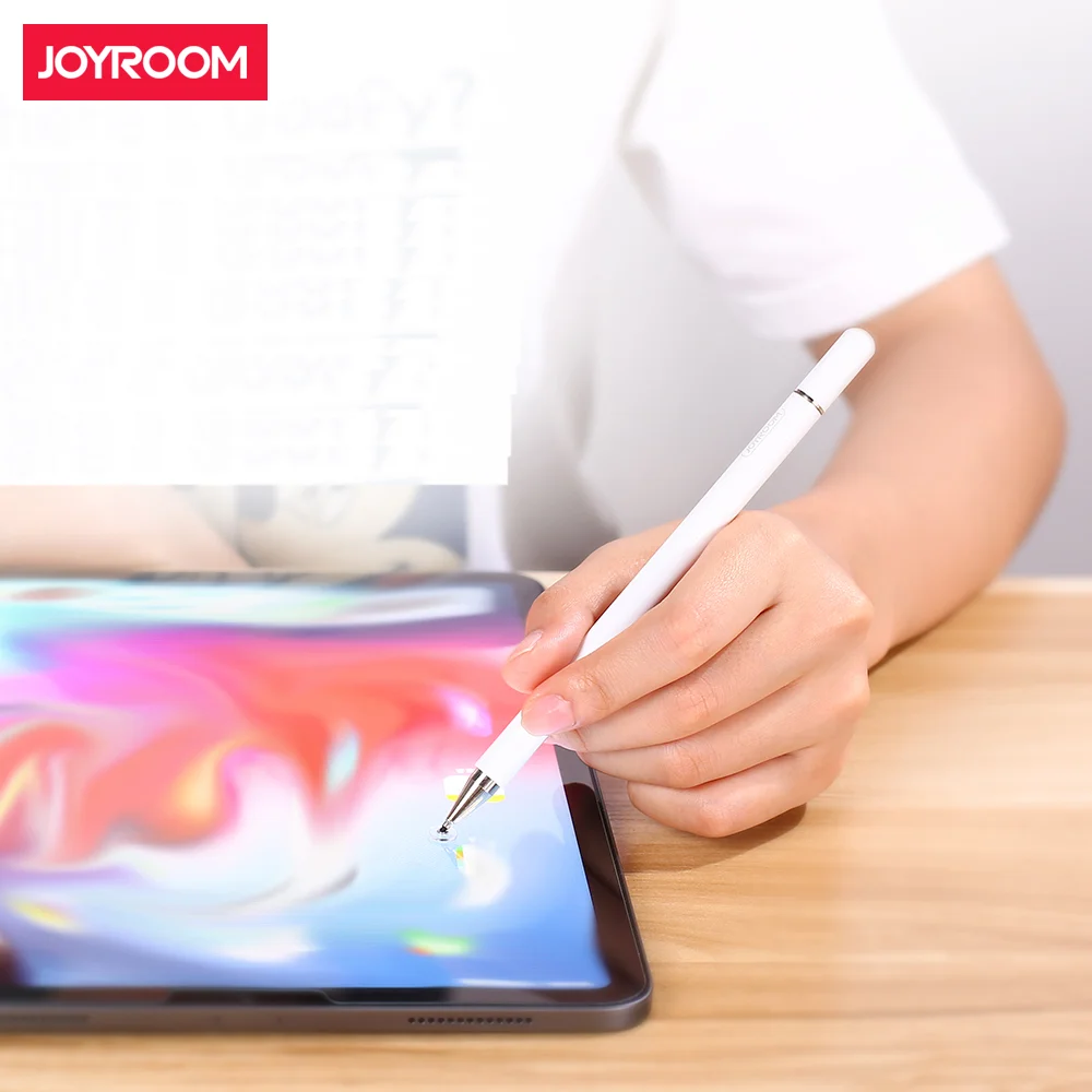  JOYROOM Универсальный емкостный стилус с прозрачным диском наконечник сенсорный экран чувствительный для ipad телефон планшет