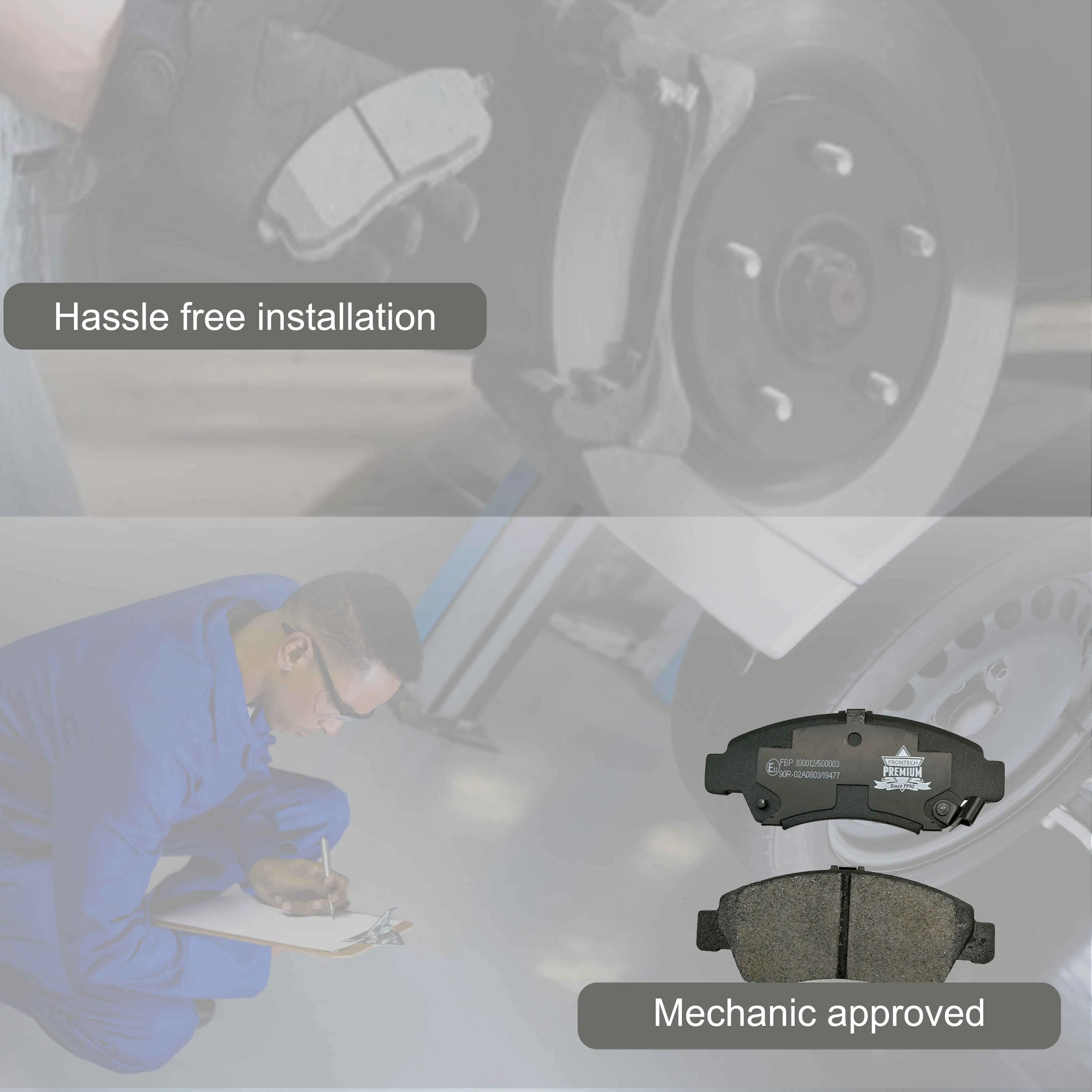 New Ceramic Brake Pads for RAV4 Camry Suda Auto Electric Car Parts Compatible with BMW E85 Disk Break Pads