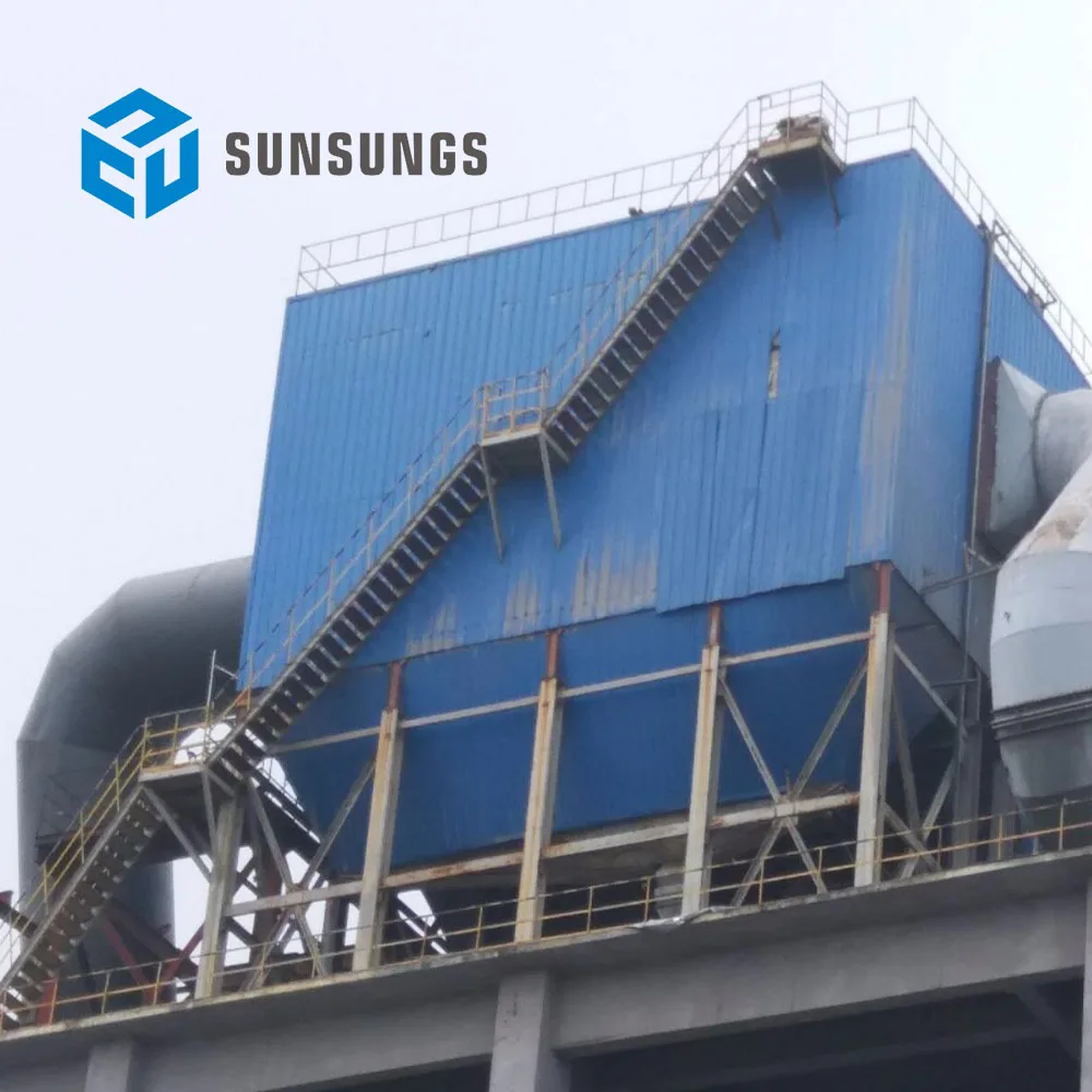 Low Price Industrial Dedusting System Jet Pulse Long Bag Type Workshop High Temperature Dust Collector Used in Cement Plant