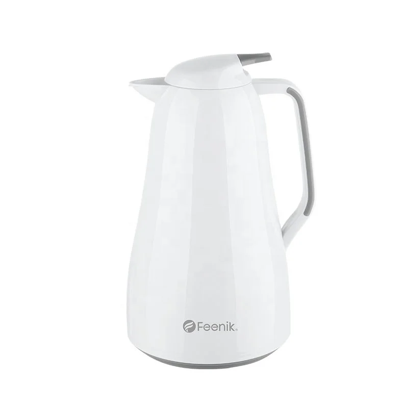 DAY DAYS Vacuum Flask 1500ml Press Button Vacuum Jug Modern Style Pink Thermo Glass