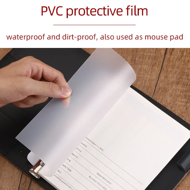  notebook binder PU leather loose leaf hardcover a4/b5/a5