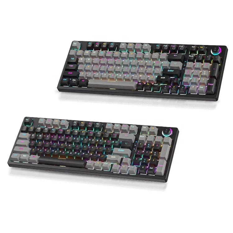 Wired Gaming RGB Keyboard Mechanical Feeling English Backlit RGB Keyboard For Gamer PC Laptop RGB Keyboard
