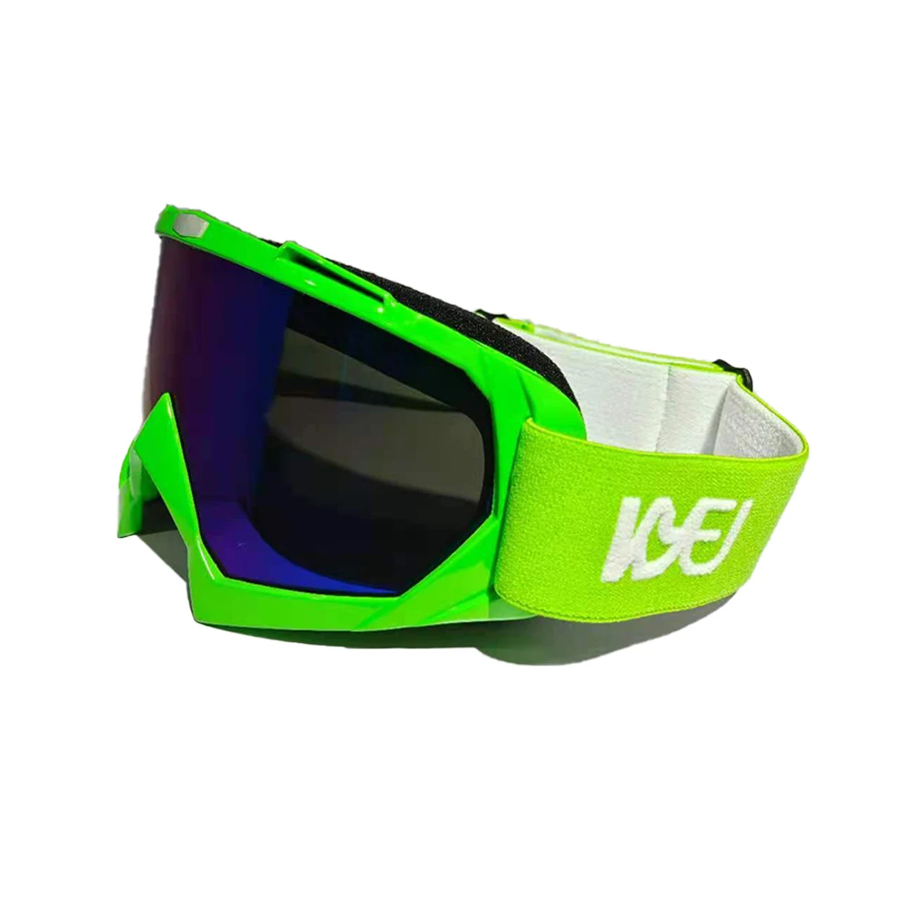 Black frames colored lenses outdoor sports motoskiing anti-assault anti-UV motorcycle goggles