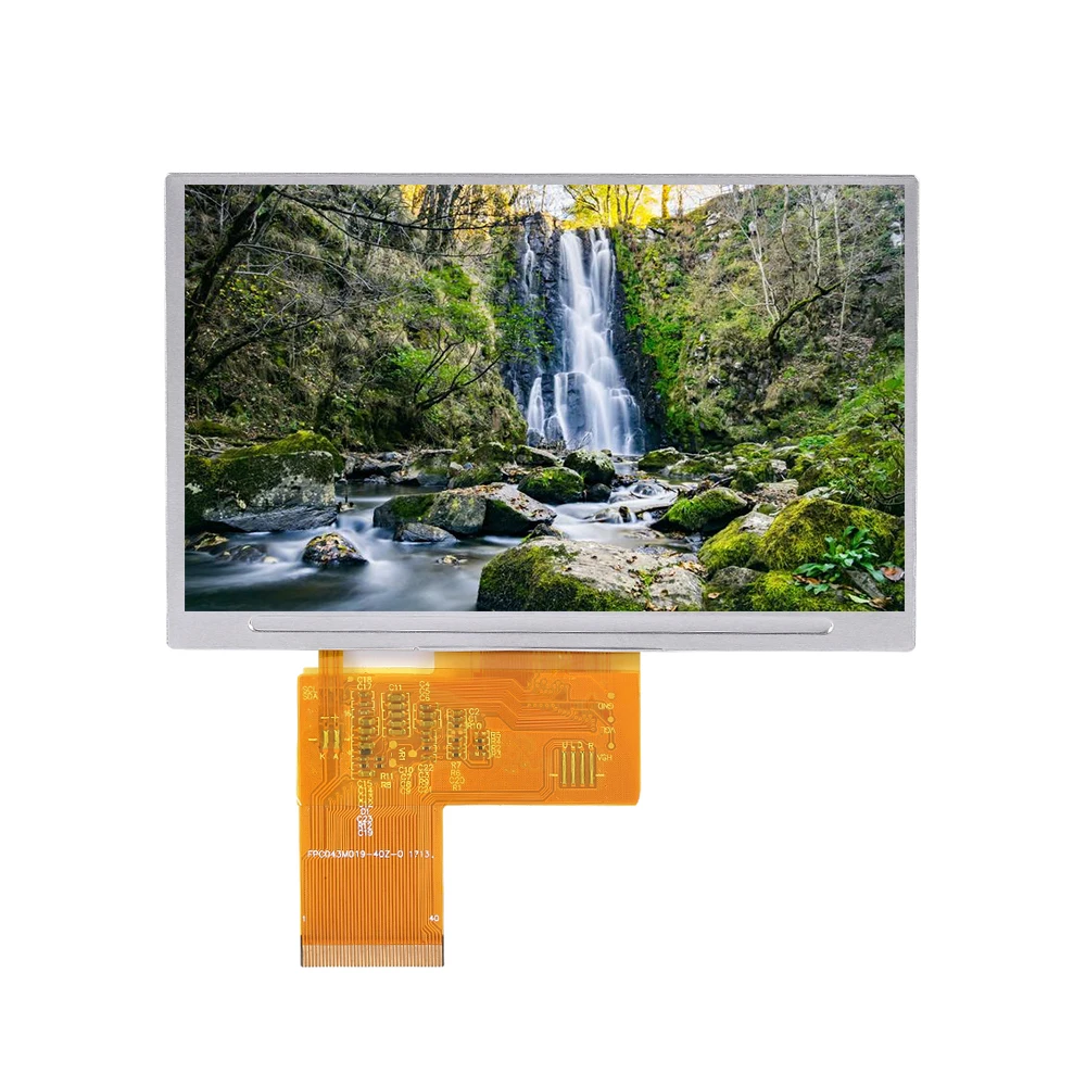 high brightness Anti-Glare 800-1000 nits  4.3 Inch Display Rgb Interface Industrial Tft  Ips Square  Lcd display