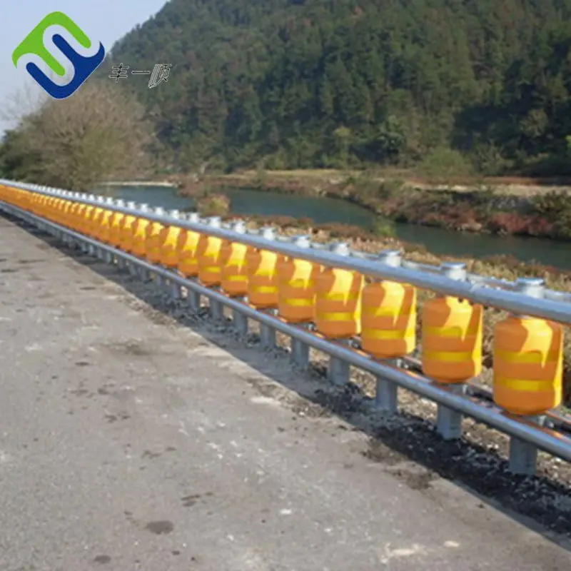 Safety Rolling BarrierDouble Rolling Guard rail System Guardrail Safety Highway