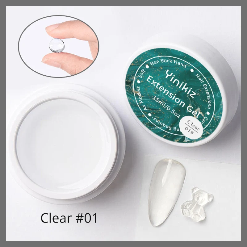 High Quality Quick Building Hard Gel Concentrated Gel Nail Extension Builder Easy Long Lasting 3D Solid gel