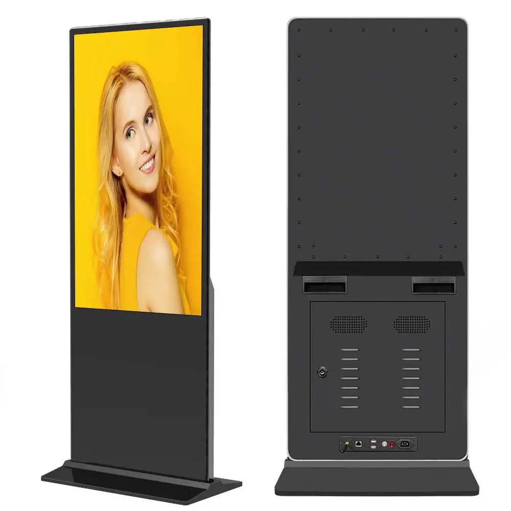 Indoor touch advertising video  screen  43 55 65 inch commercial Android lcd digit signag display