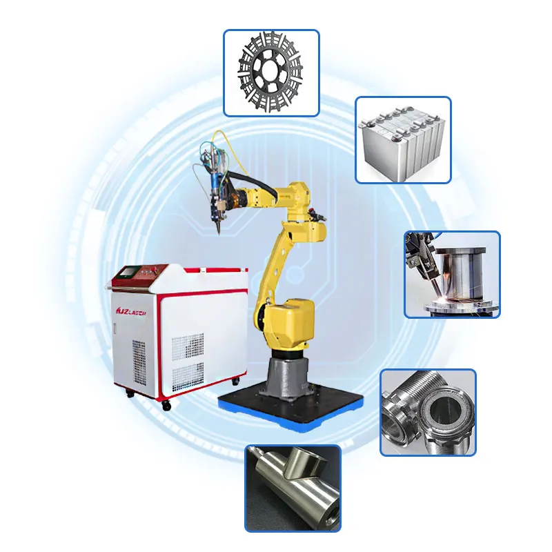 Price Off 4in1 New manipulator arm industrial kuka robot arm 6 axis welding fanuc Laser welding robot for industrial welding