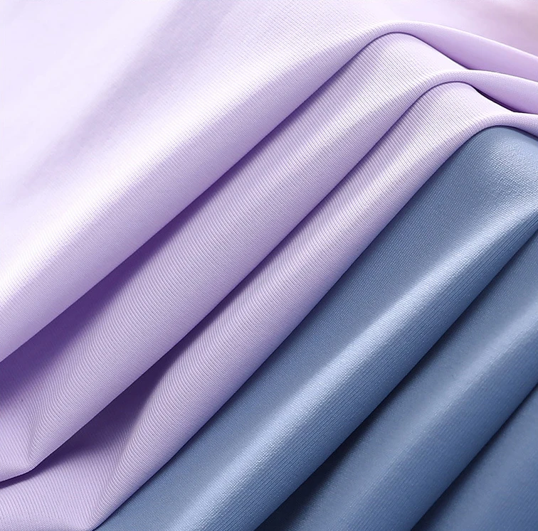 Wholesale Knitted Matte Swimwear Fabric 89%N+11%SP ripstop nylon spandex elastane fabrics for Yoga or Underwear