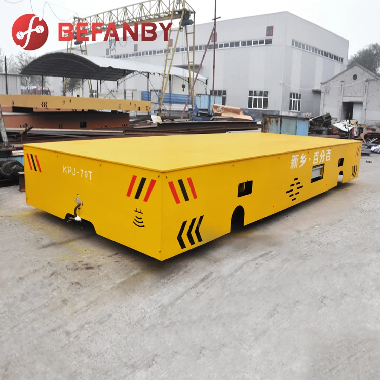 Hight frequency use electric rail heavy duty 100ton cable drum trolley