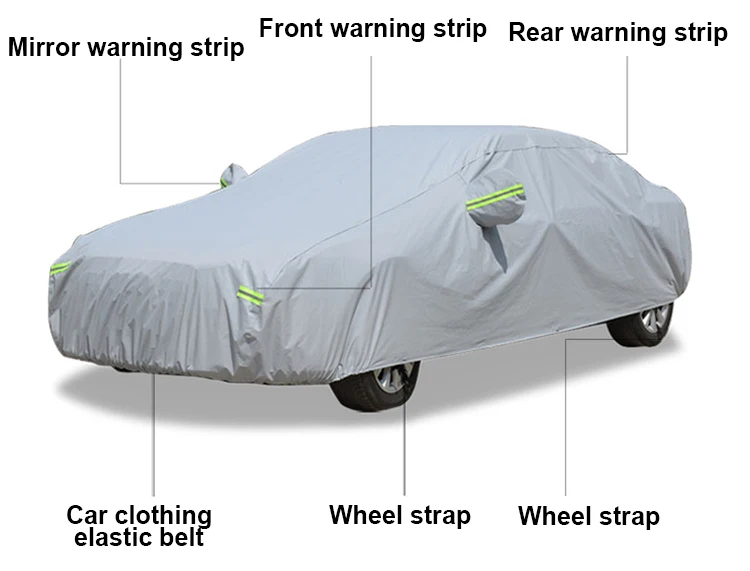 Custom Summer Uv Sun Protector Winter Snow Hail protection Windproof Waterproof Car Cover