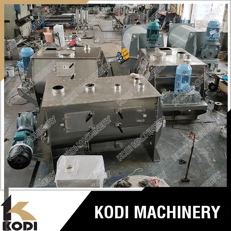 KODI Stainless Steel Seaweed Processing Machines Ribbon Mixer Ribbon Blender