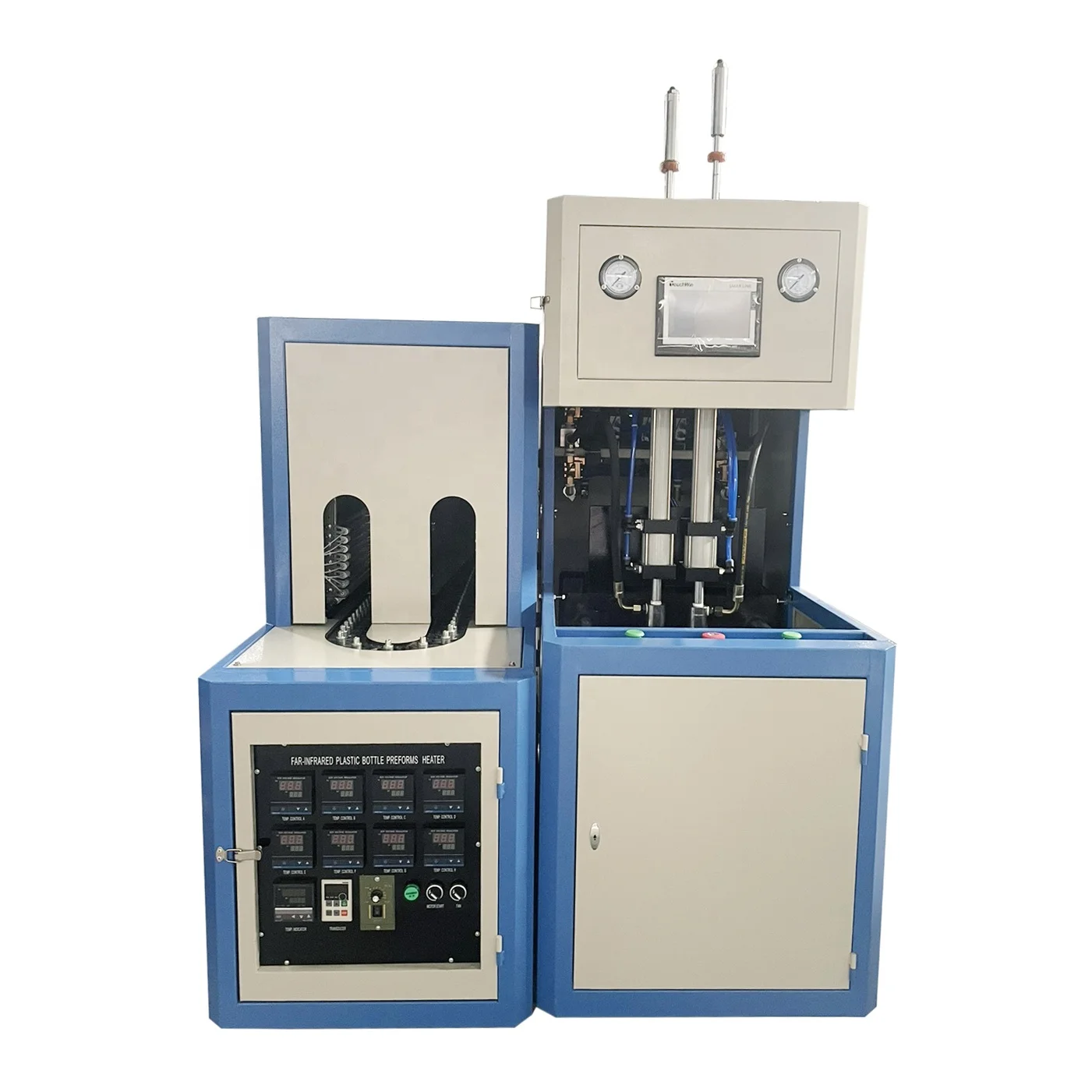 Semi Automatic PET Blow Molding Machine for 100-3000ml 2cavity 1000bph plastic bottle blowing machine price blower machine