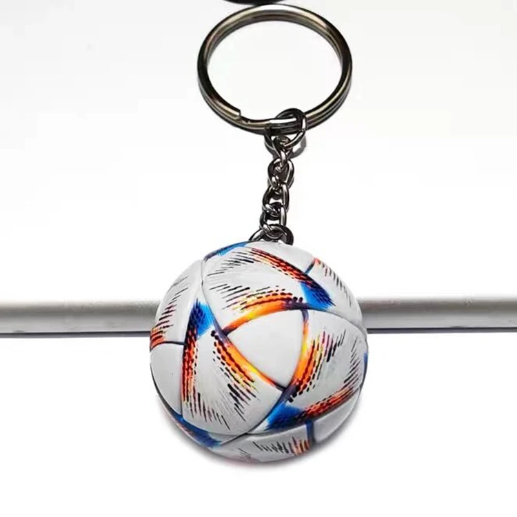 2022 High quality sport event gifts National flag key ring football club keychain soccer key chain keyring