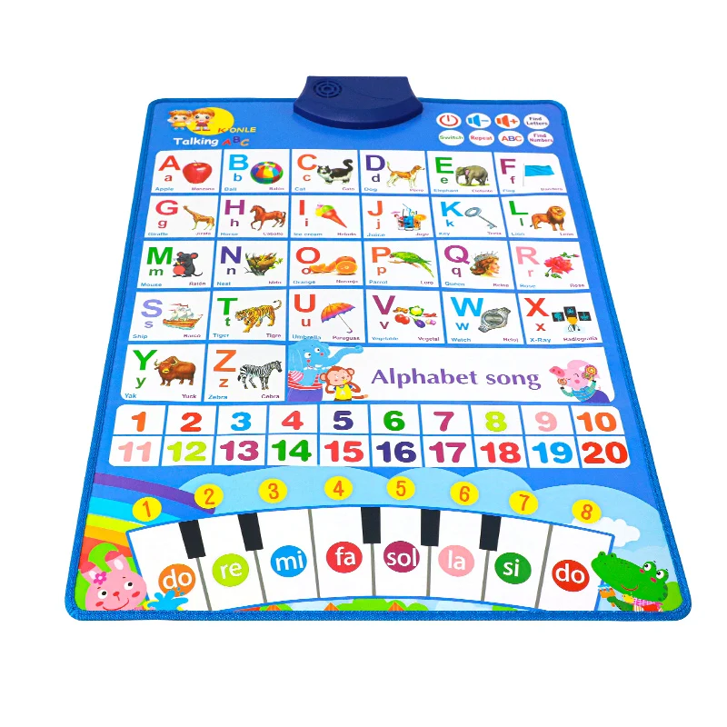 Interactive English and Spanish Talking ALPHABET WALL CHART