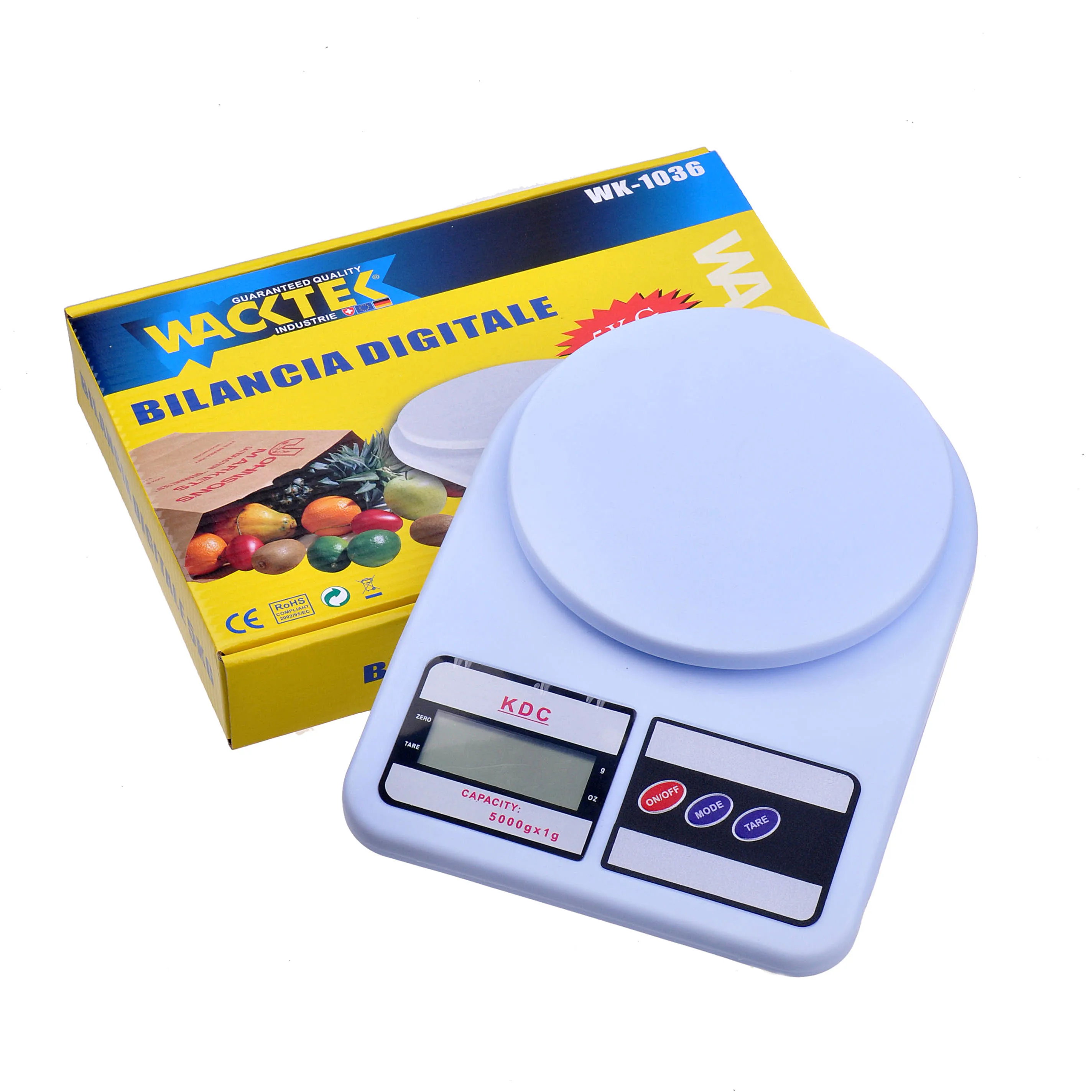Factory Supply Color Customize Hot Selling 5kg Electronic Stainless Steel Digital Kitchen Scale