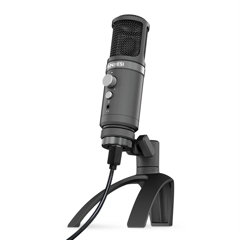 Custom Wholesale Luxury Conference wireless With Sound Card Lavalier Metal microphone stand