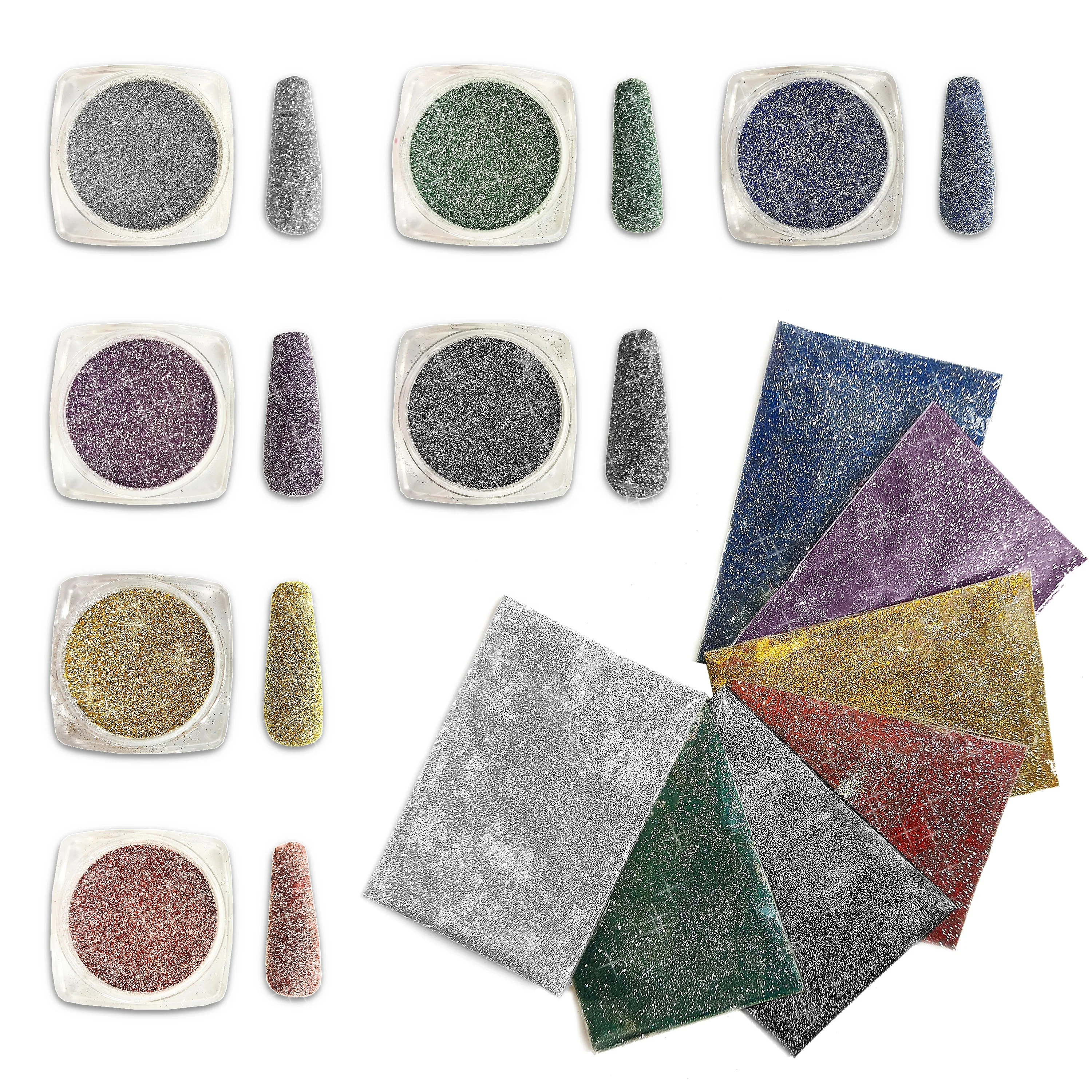 Super Bright Wholesale Glitter Crystal Sparkling Nail Arts Laser Mirror Reflective Dust Fine Nail Diamond Powder