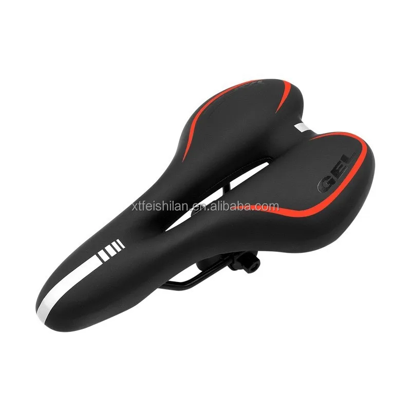 Mountain bike Breathable Road Racing Bike Saddle Waterproof PU Leather Comfortable Saddle