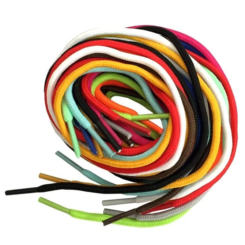 High Quality 42CM Long Round Shoelaces Shoe Laces Multiple Color Shoestrings Cords Ropes for Martin Boots Sport Shoes