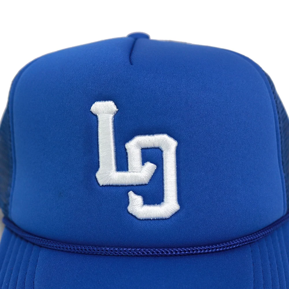 Best Quality Personality Trucker Hats,Custom 3d Logo Embroidery Caps,Dark Blue foam promotional Trucker Caps