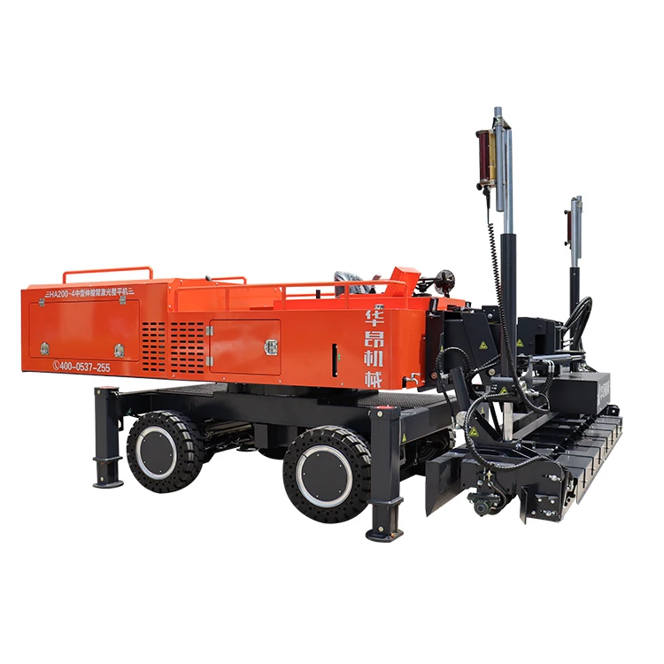 Telescopic Boom 4-Wheel Leveling Machine Handheld Concrete Floor Polisher Engine Motor Core Components Polishing Cement Floors