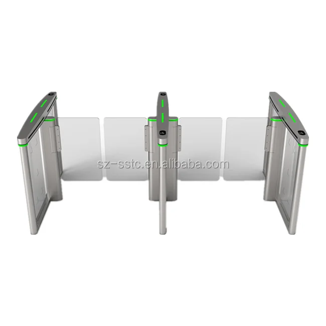 Pedestrian Access Control Gates Automatic Swing Barrier Security Swing Gates High Quality Access Control