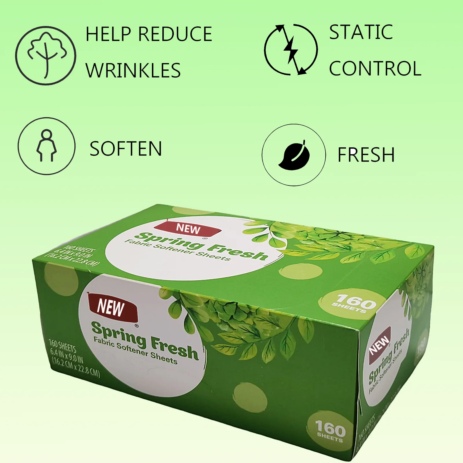 160 Sheets Dryer Sheet Dispenser For Laundry Room Fabric Softener Sheets