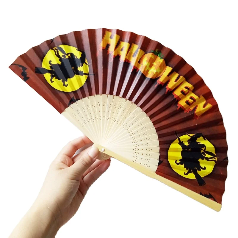 custom gifts & crafts novelty gifts item set Ghost Festival anime cosplay paper fan Halloween costume decorations