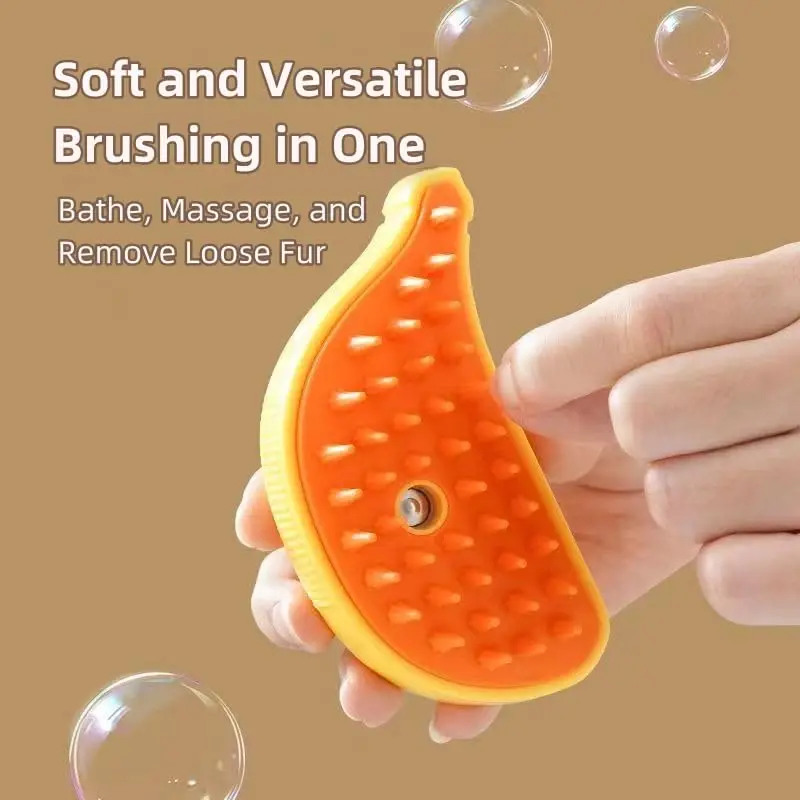 3-in-1 Steam Cat Brush for Self Cleaning Automatic Mass Cat Steam Brush Versatile Pet Grooming Tool