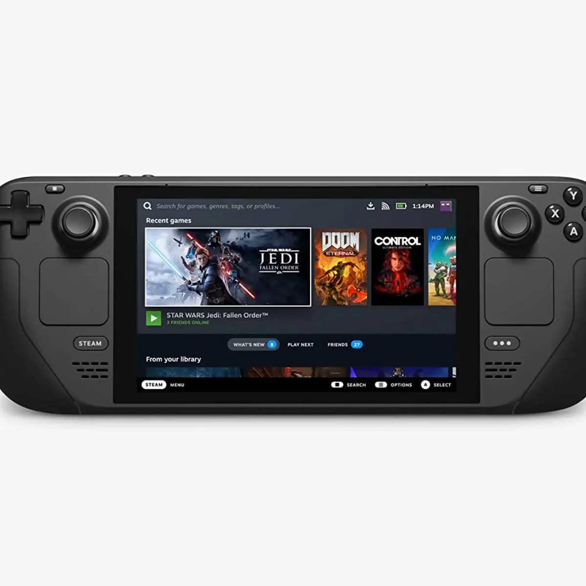 Steam Deck 64GB Handheld Console,delivering more than enough performance,Control with comfort