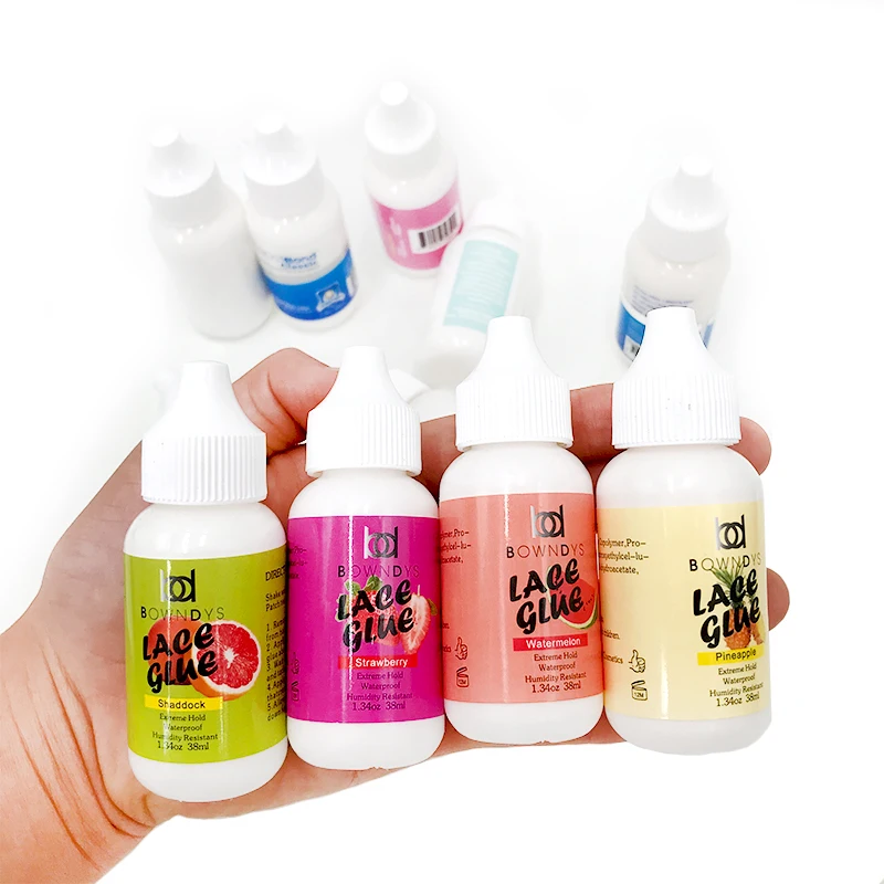 Private Label Super Strong Hold Wig Lace Glue Waterproof Adhesive Lace Glue for Lace Wigs Closure Toupee