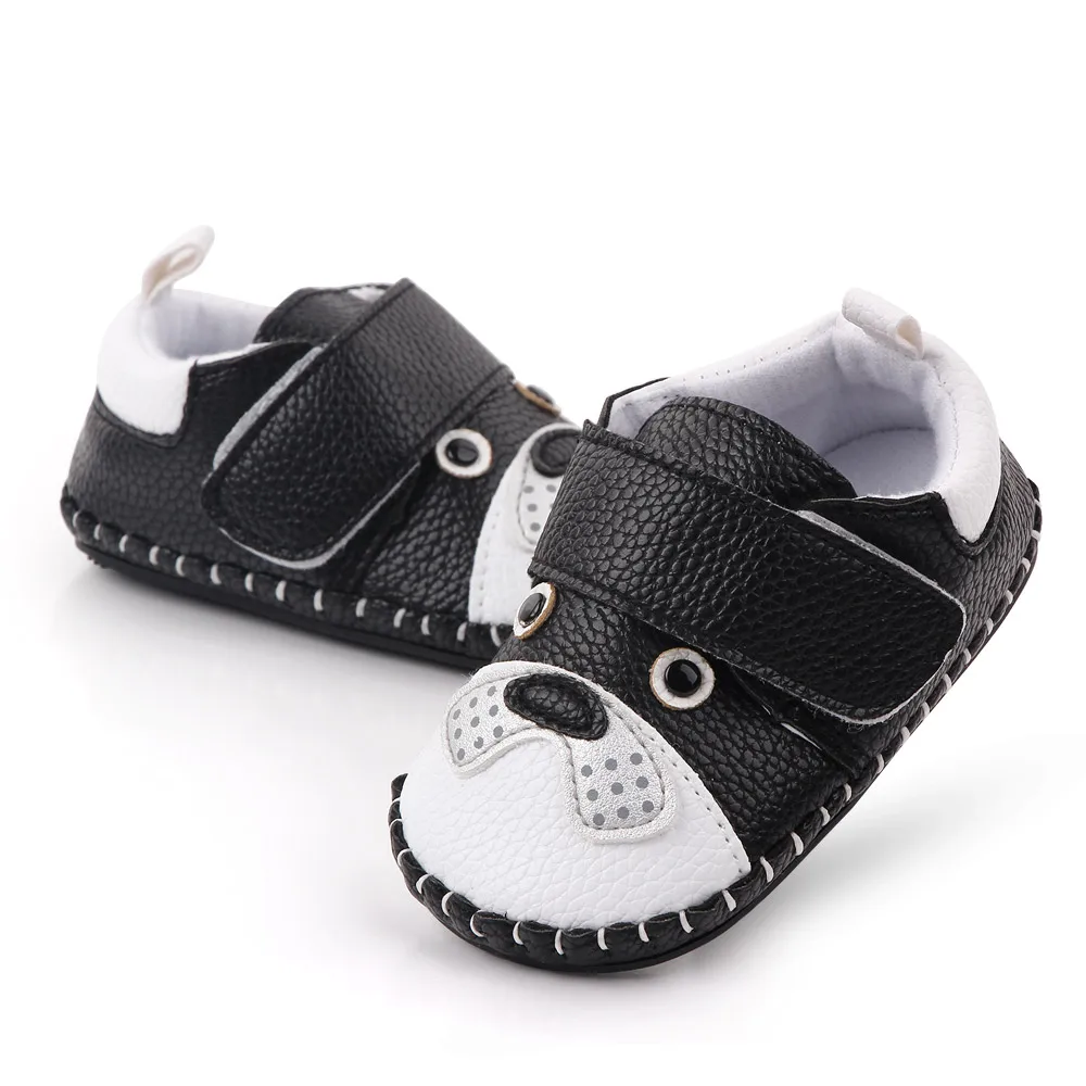 
 Newborn First Walkers PU Shoes Cartoon Baby Boys Girls Shoes Toddler  